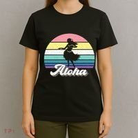 Aloha Hula Dancer Girl Cute Hawaiian Hawaii Dance T-Shirt thumb 4