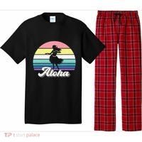 Aloha Hula Dancer Girl Cute Hawaiian Hawaii Dance Pajama Set thumb 0