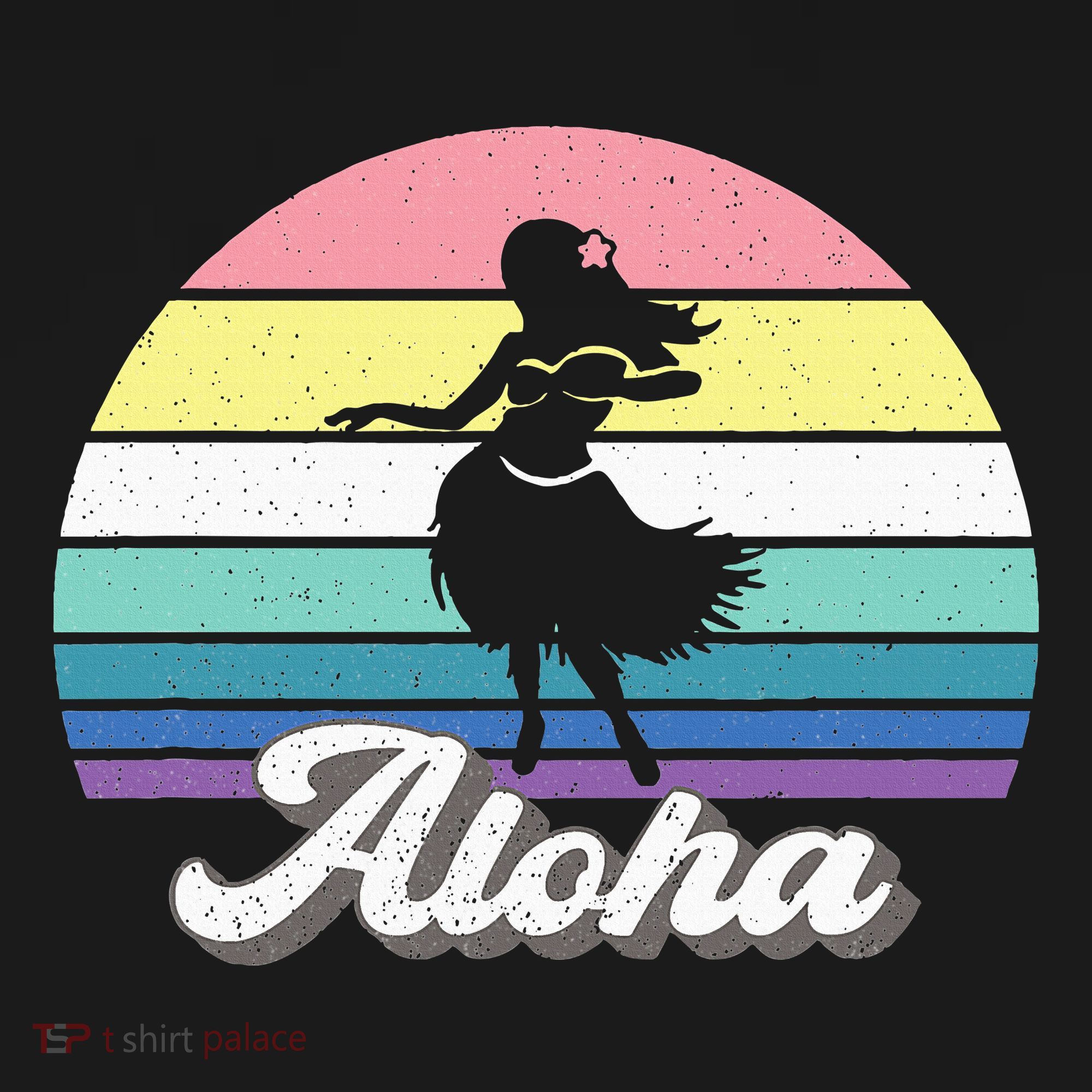 Aloha Hula Dancer Girl Cute Hawaiian Hawaii Dance Polo