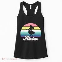 Aloha Hula Dancer Girl Cute Hawaiian Hawaii Dance Women's Tank Top thumb 0