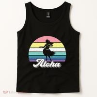 Aloha Hula Dancer Girl Cute Hawaiian Hawaii Dance Tank Top thumb 2