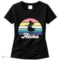 Aloha Hula Dancer Girl Cute Hawaiian Hawaii Dance Women's T-Shirt thumb 0