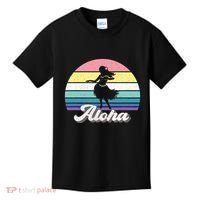 Aloha Hula Dancer Girl Cute Hawaiian Hawaii Dance Kids T-Shirt thumb 0