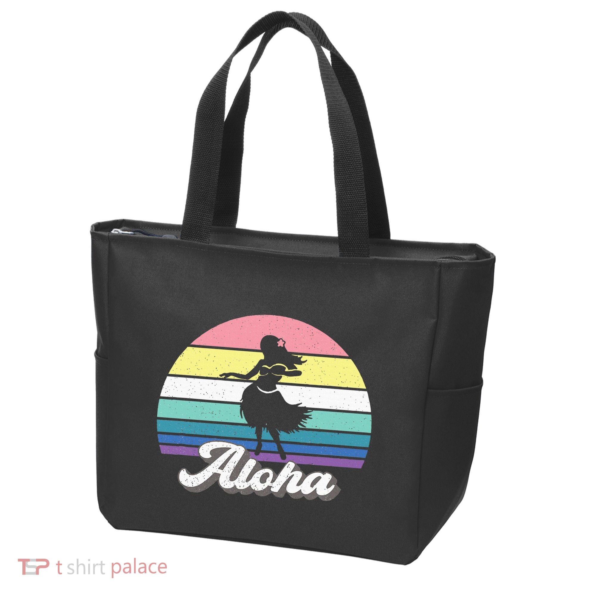 Aloha Hula Dancer Girl Cute Hawaiian Hawaii Dance Tote Bag