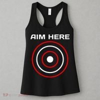Aim Here Darts Players Bullseye Target Shooting Club Women's Tank Top thumb 3
