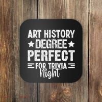 Art History Degree Trivia Buffs Art Historian Museum Coaster thumb 0