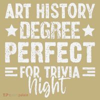 Art History Degree Trivia Buffs Art Historian Museum Button thumb 1