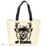 Are Here Deer Hunting 100th Day Of School Tote Bag thumb 0