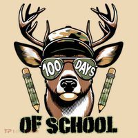 Are Here Deer Hunting 100th Day Of School Tote Bag thumb 4