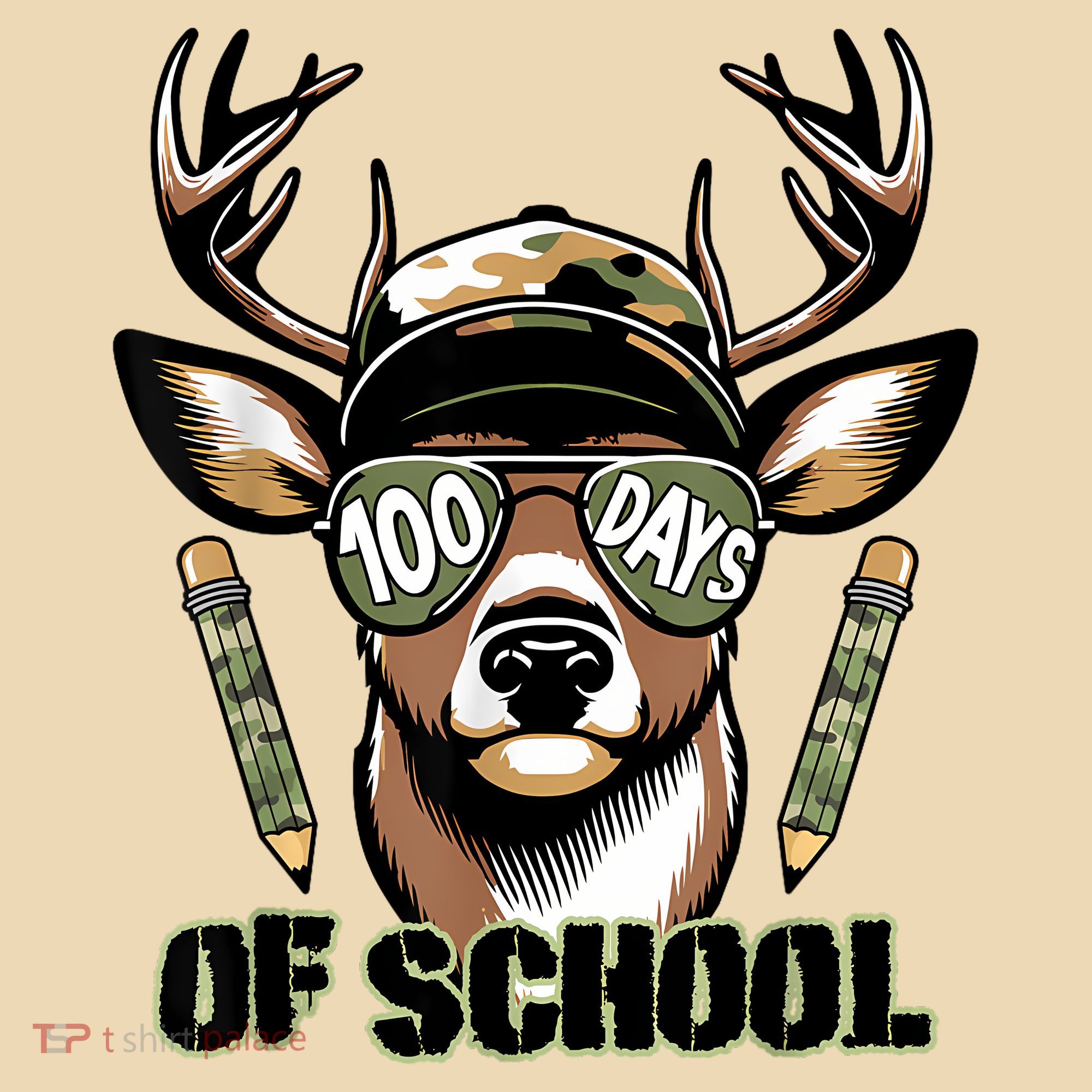 Are Here Deer Hunting 100th Day Of School Tote Bag