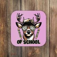 Are Here Deer Hunting 100th Day Of School Coaster thumb 0