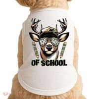 Are Here Deer Hunting 100th Day Of School Doggie Tank thumb 0