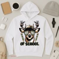 Are Here Deer Hunting 100th Day Of School Hoodie thumb 3