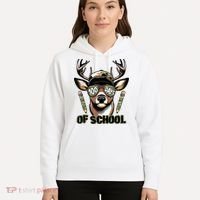 Are Here Deer Hunting 100th Day Of School Hoodie thumb 5