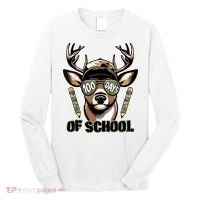 Are Here Deer Hunting 100th Day Of School Long Sleeve Shirt thumb 0