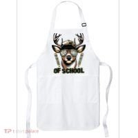 Are Here Deer Hunting 100th Day Of School Apron thumb 0