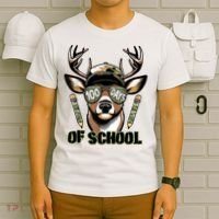 Are Here Deer Hunting 100th Day Of School T-Shirt thumb 6