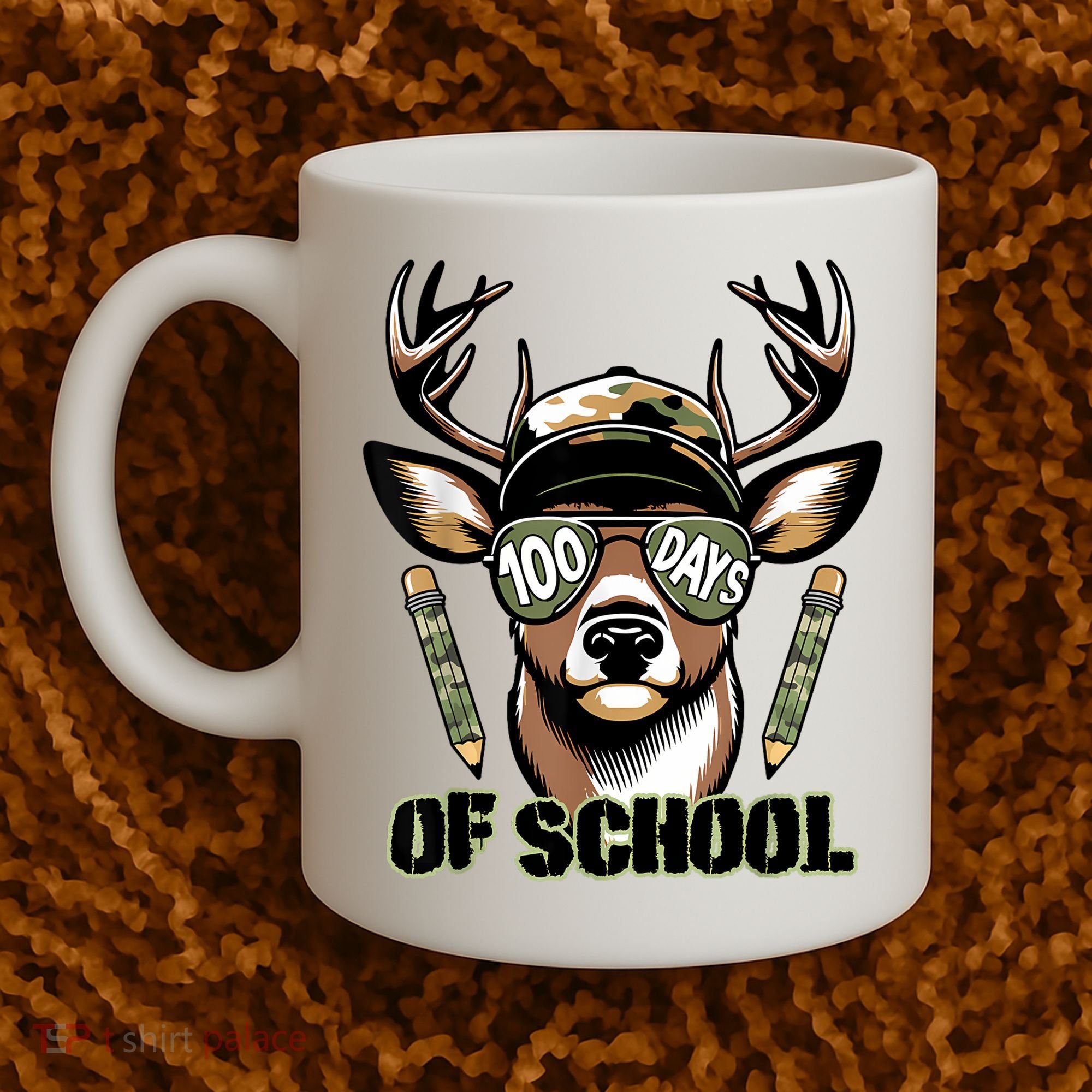 Are Here Deer Hunting 100th Day Of School Coffee Mug