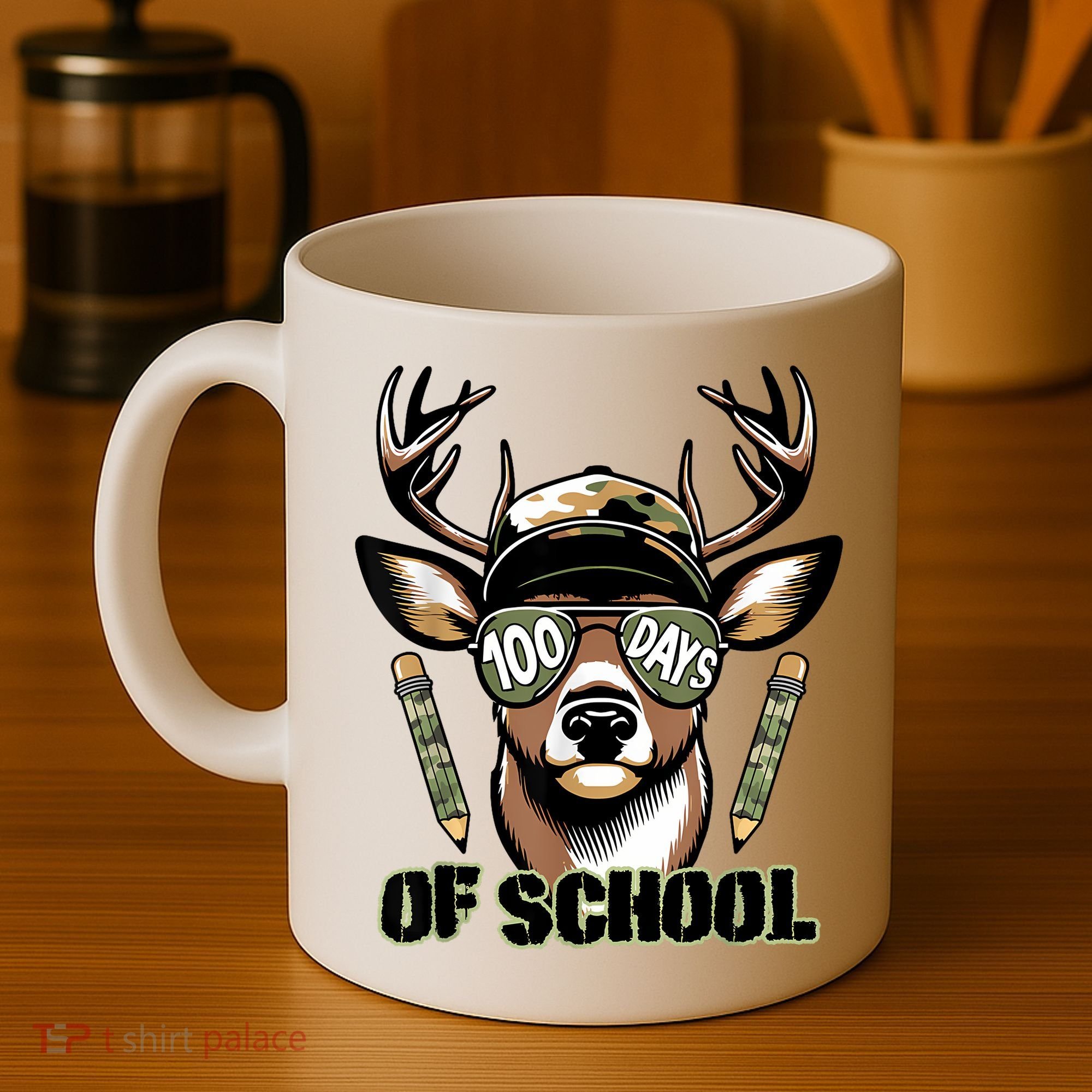 Are Here Deer Hunting 100th Day Of School Coffee Mug