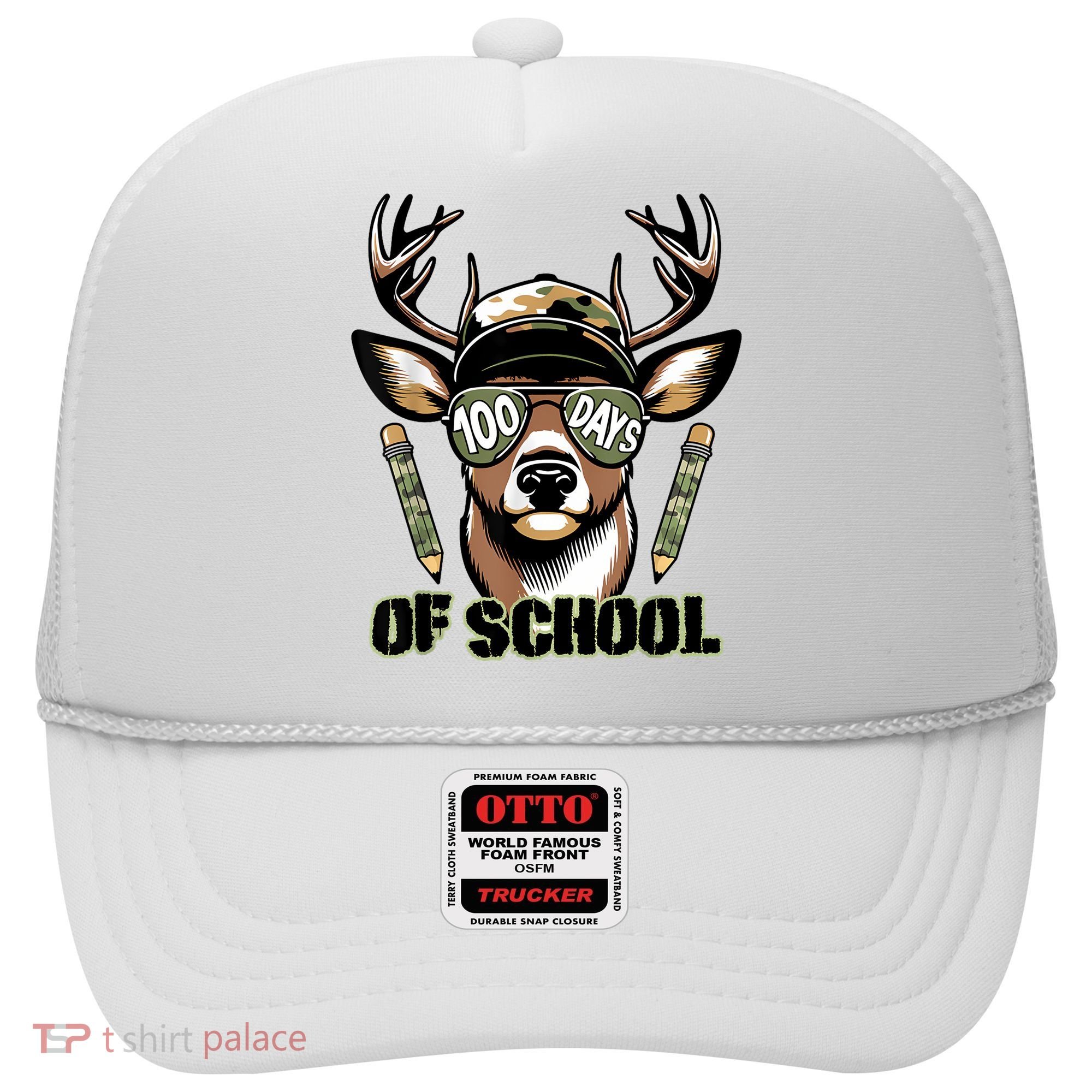 Are Here Deer Hunting 100th Day Of School Hat