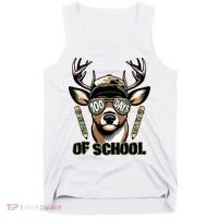 Are Here Deer Hunting 100th Day Of School Tank Top thumb 0