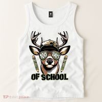 Are Here Deer Hunting 100th Day Of School Tank Top thumb 2