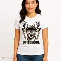 Are Here Deer Hunting 100th Day Of School Women's T-Shirt thumb 4