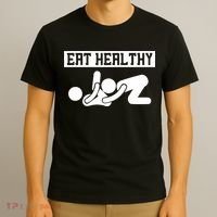 Adult Humor Eating Healthy Valentines Day T-Shirt thumb 3