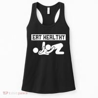 Adult Humor Eating Healthy Valentines Day Women's Tank Top thumb 0