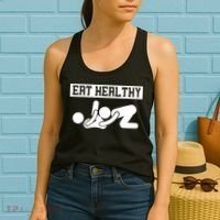 Adult Humor Eating Healthy Valentines Day Women's Tank Top thumb 2