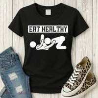 Adult Humor Eating Healthy Valentines Day Women's T-Shirt thumb 3