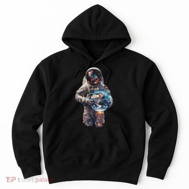 Astronaut Holds Earth In Space Hoodie