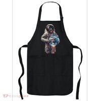Astronaut Holds Earth In Space Apron thumb 0