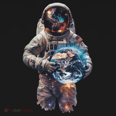 Astronaut Holds Earth In Space Youth Performance Sprint T-Shirt