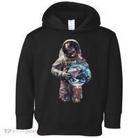 Astronaut Holds Earth In Space Toddler Hoodie thumb 0