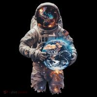 Astronaut Holds Earth In Space Toddler Hoodie thumb 2