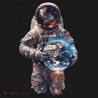 Astronaut Holds Earth In Space Tote Bag thumb 4