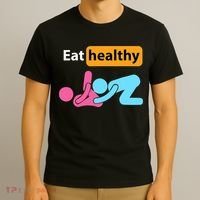 Adult Humor Eating Healthy Valentines Day T-Shirt thumb 3