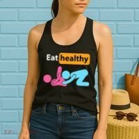 Adult Humor Eating Healthy Valentines Day Women's Tank Top thumb 2