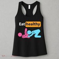 Adult Humor Eating Healthy Valentines Day Women's Tank Top thumb 3