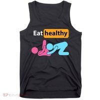 Adult Humor Eating Healthy Valentines Day Tank Top thumb 0