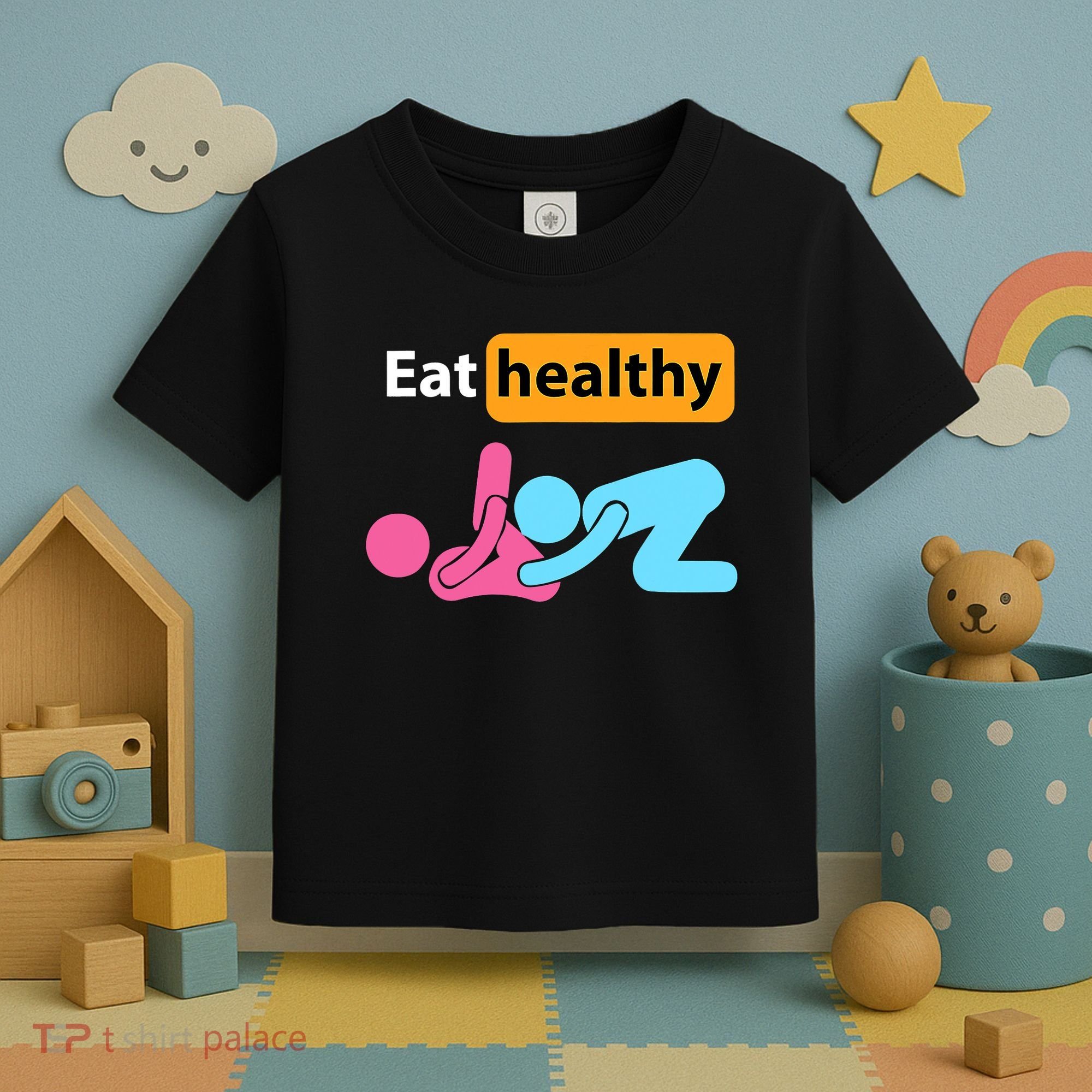 Adult Humor Eating Healthy Valentines Day Toddler T-Shirt
