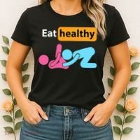 Adult Humor Eating Healthy Valentines Day Women's T-Shirt thumb 2
