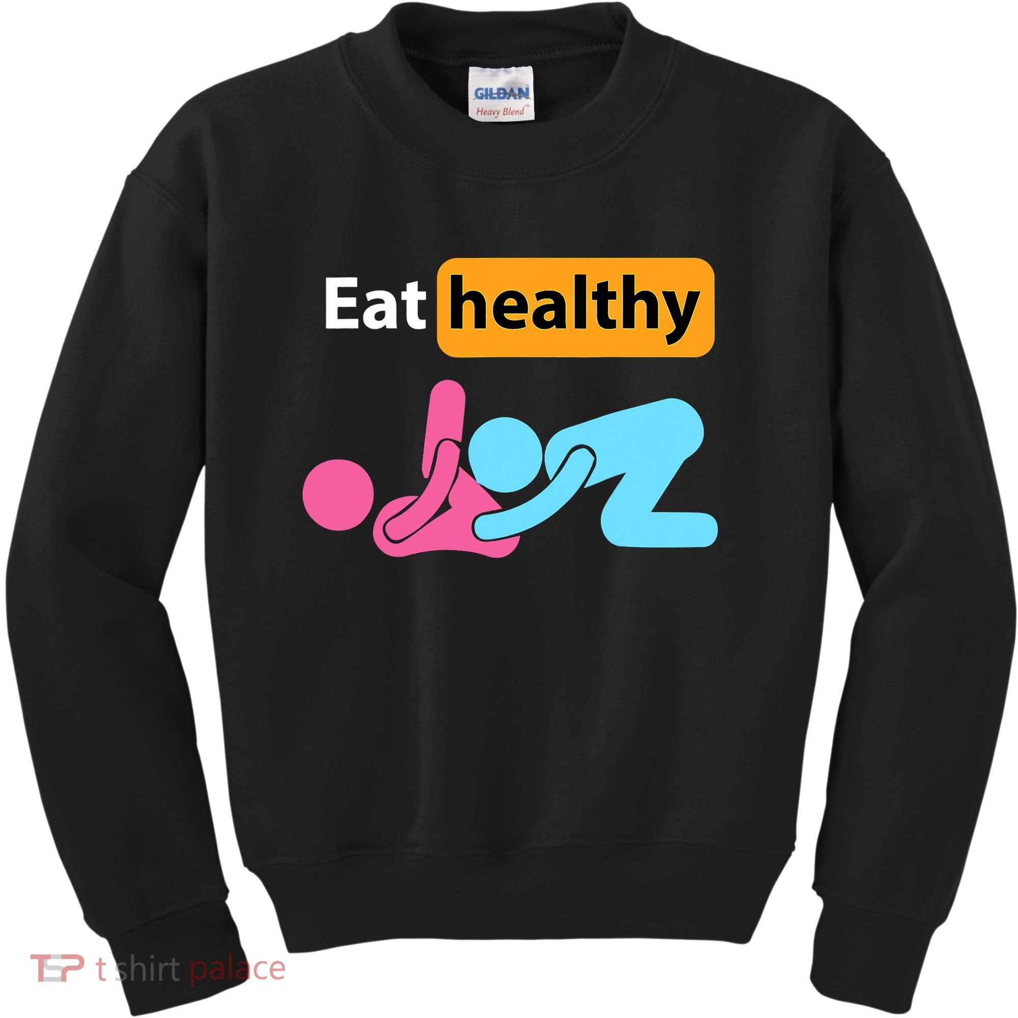 Adult Humor Eating Healthy Valentines Day Kids Sweatshirt