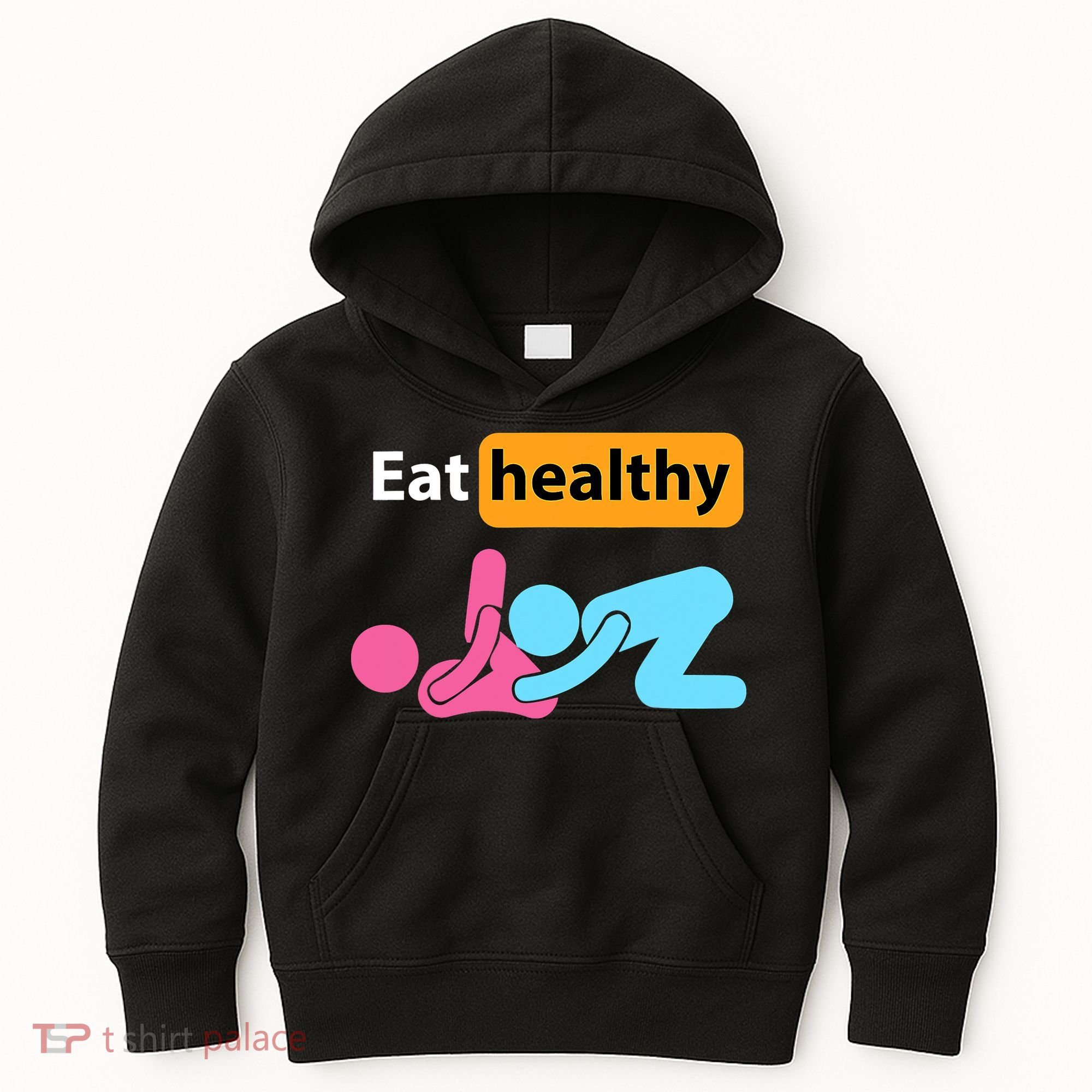 Adult Humor Eating Healthy Valentines Day Kids Hoodie