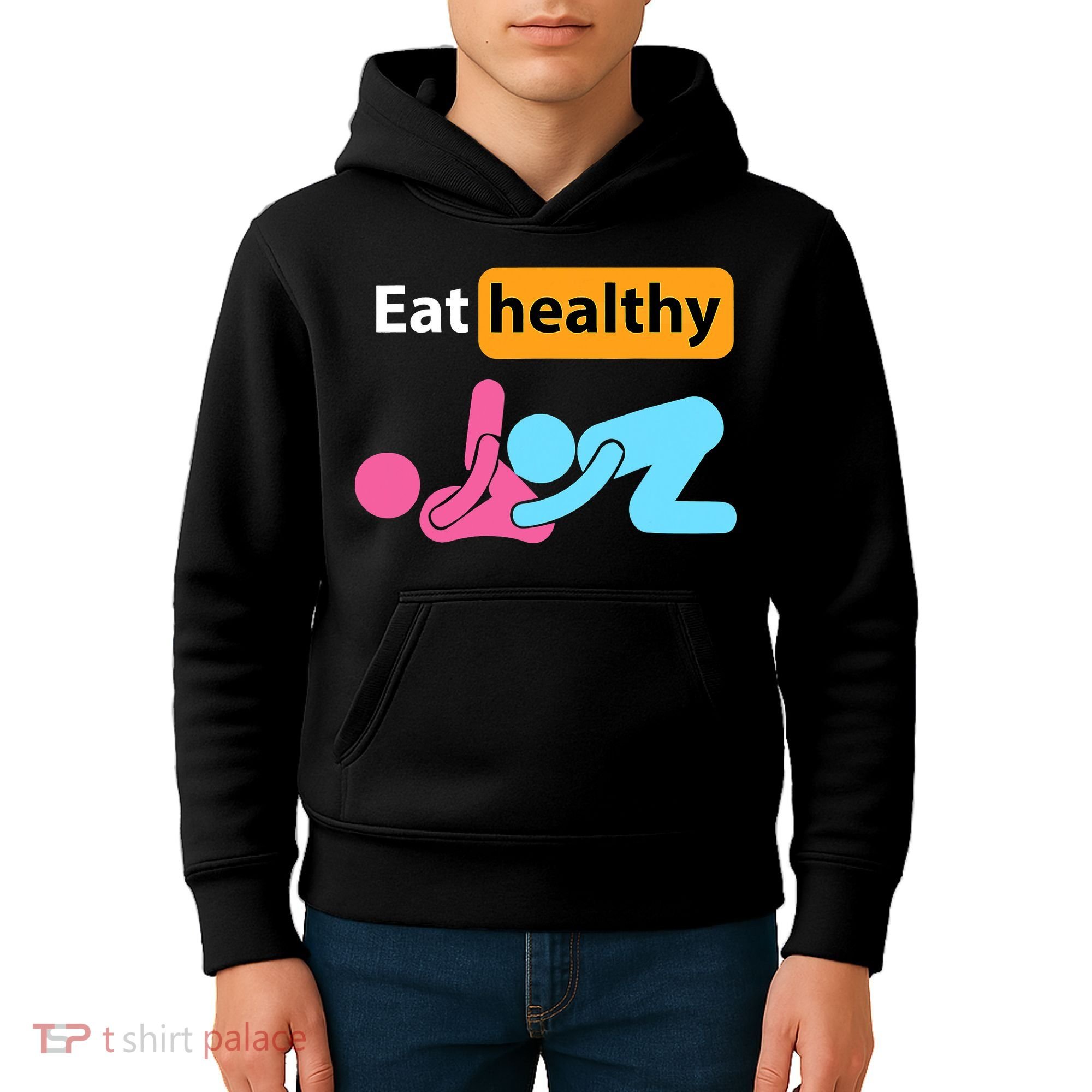 Adult Humor Eating Healthy Valentines Day Kids Hoodie