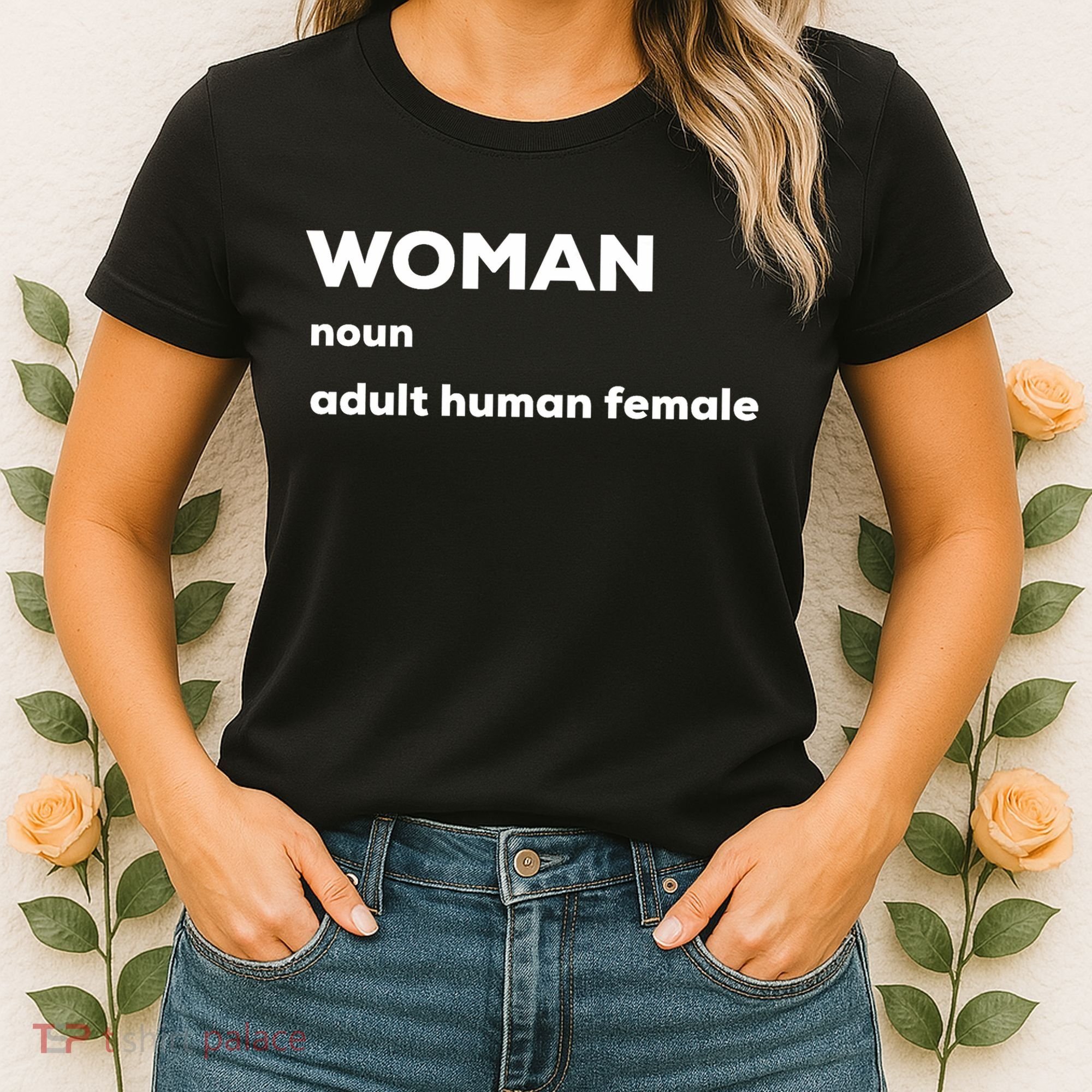 Adult Human Female Women's T-Shirt