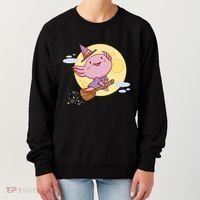Axolotl Halloween Flying Witch Women's Sweatshirt thumb 0