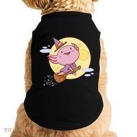 Axolotl Halloween Flying Witch Doggie Tank thumb 0