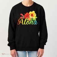 Aloha Hawaiian Flower Hawaii Vacation Women's Sweatshirt thumb 0